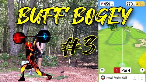 Buff Bogey #3 - Kingston Heath Golf Club - 18 Hole Simulator Vlog Home Tee Hero Garmin Approach R10