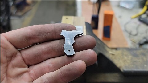 DIY Sheetmetal Derringers 22lr Homemade Guns Model 2 - Hammer finish work