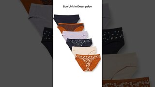 Women's Cotton Bikini Brief Underwear #shorts #bikini #innerwear #forwomen #amazonfinds