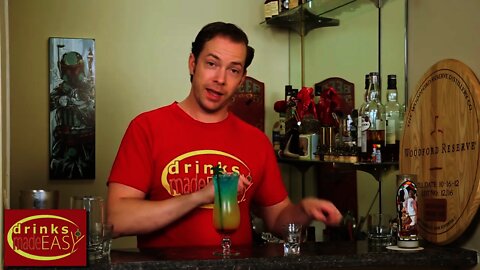 How To Make A Paradise Tropical Layered Cocktail Drinks Made Easy