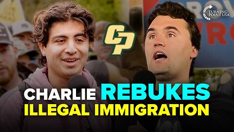 Charlie Kirk REBUKES Defensive College Student On Illegal Immigration 👀🔥 *FULL CLIP*