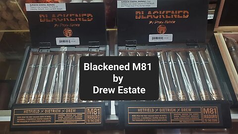 Blackened M81 by Drew Estate cigar review