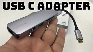 USB C Hub Adapter with USB and HDMI ports for MacBooks by Onten Review