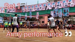 Nashik army vs Chennai sports club Farhan sports club Mumbra all India volleyball tournament