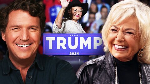 Tucker and Roseanne Barr React to Her Viral Trump Speech
