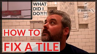 How to replace a tile-DIY