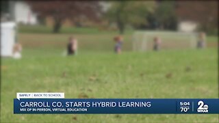 Carroll County starts hybrid learning