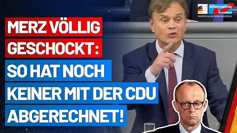 Merz völlig geschockt, als Bernd Baumann mit der Migrationspolitik der CDU abrechnet!🙈