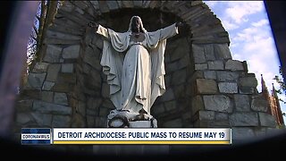 Detroit Archdiocese: Public mass to resume May 19