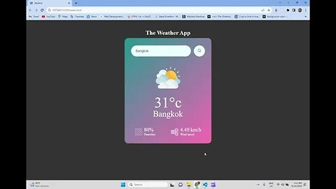 Building a Weather App with JavaScript | Step-by-Step Tutorial
