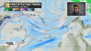 Hour-by-hour storm forecast across Ontario
