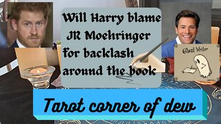 Will Harry blame his ghost writer for backlash because of the book? How will JR Moehringer react?