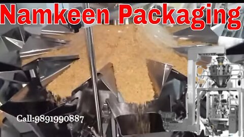 Namkeen Bhujia Packing Machine | 10 Head MultiHead Pouch Packaging Machine - 9891990887 | Shrijeta