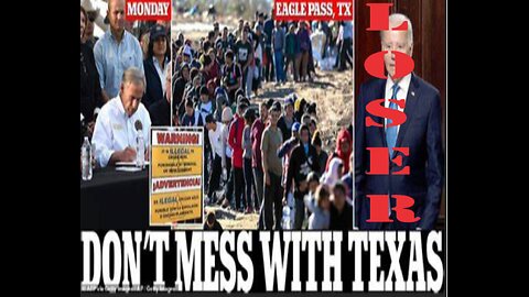 TEXAS GOVERNOR SIGN LAW TO HAVE ANYONE THAT ENTERS TEXAS FROM MEXICO ILLEGALLY ARE TO BE ARRESTED!!!