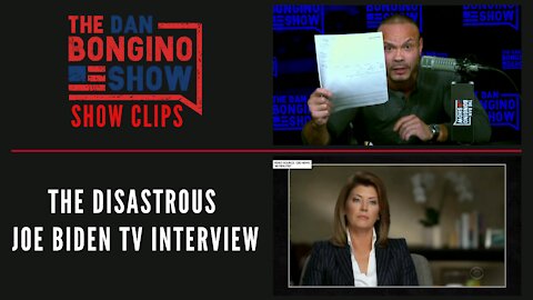 Here's The Disastrous Joe Biden TV Interview - Dan Bongino Show Clips