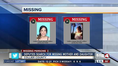 Collier County mom, baby reported missing