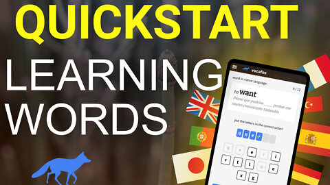 Quickstart: Learning Words With Vocafox 🦊📘