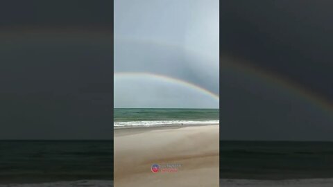 Post Storm Double Rainbow in Jacksonville Beach Florida