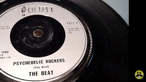 Psychedelic Rockers ~ The Beat ~ 1980 Go-Feet Vinyl 45rpm Single ~ Dual 1215 Turntable