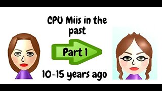 What Wii Sports Resort CPU Miis would look like 10-15 years ago (PART 1)