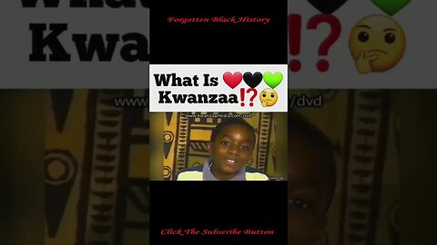 What is Kwanzaa | Forgotten Black History #YouTubeBlack #ForgottenBlackHistory #blackhistory