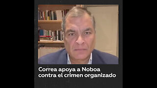 Correa insta a la unidad contra el crimen en Ecuador