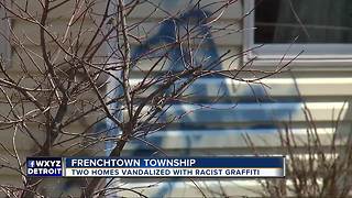 Two Monroe County homes vandalized with racial slur and 'thief'