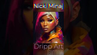 Nicki Minaj Dripp Ai Art Edition #hiphop #nickiminaj #shorts