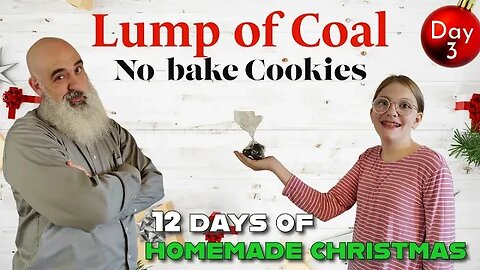 Lump of Coal Cookies! 12 Days of Homemade Christmas Day 3