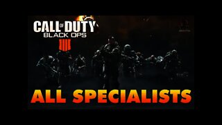 Black Ops 4 - All Specialists & Their Unique Abilities