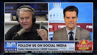 Gaetz and Bannon: J6 Committee Targets Steve Bannon, Held In "Contempt of Congress"