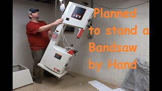 Aw there Are no Flaws in this Bandsaw set up Unboxing