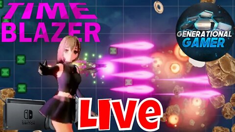 Time Blazer on Nintendo Switch (Time for a Shmup) - Live