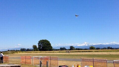 Bellingham Flight Museum's A-1 Skyraider Warbird Fly Overs for Warbirds Over Whatcom RC Event