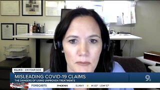 Unproven therapies and misleading COVID-19 claims