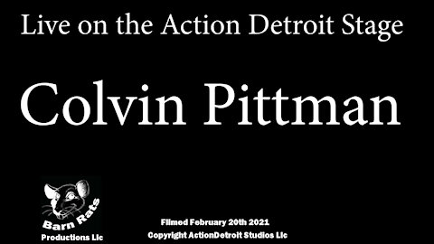Colvin Pittman at Action Detroit Stand Comedy Night