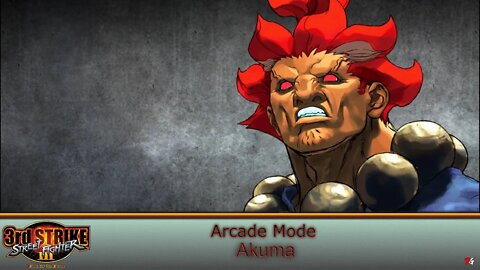Street Fighter III: 3rd Strike: Arcade Mode - Akuma