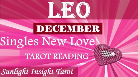 LEO | OMG! What?! A Friend Request From Your Crush! | December 2022 Singles New Love Tarot Reading