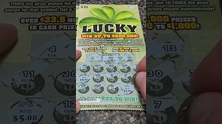 Lucky Lottery Ticket Winner! #lottery
