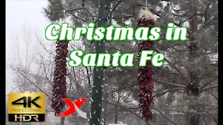 Christmas in Santa Fe, New Mexico | Winter Travel 4k