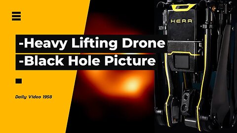 Hera Heavy Lifting Drone Backpack Fit, Black Hole Image