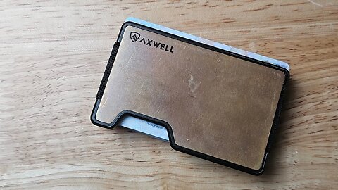 Axwell Wallet (Copper) - The Best Wallet on the Markey