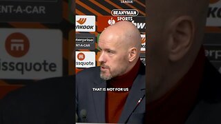 'We are NOT looking over our shoulders! What others are doing is not for us!' | Erik ten Hag