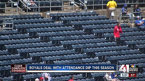 Royals aren't worried yet about flagging attendance