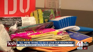 Weston church helps flood victims