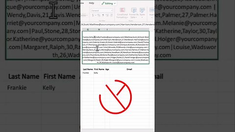 Text Split is a function in Excel