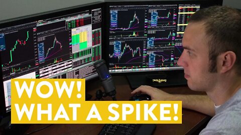 [LIVE] Day Trading | Wow! What a Spike!