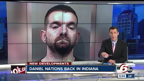 Delphi 'person of interest' Daniel Nations back in Indiana to answer to unrelated charges