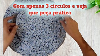 Olha que Peça Fofa e Funcional, Feita com Apenas 3 Círculos - Porta Jóias ou Porta Treco?