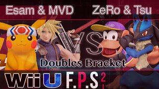 TSM|ZeRo & Tsu vs. PG|Esam & PG|MVD - Wii U Doubles Winners Semis - FPS2